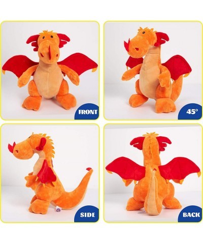 12'' Light up Musical Red Dragon Stuffed Animal Plush Toy Night Lights Doll Holiday and Birthday Gifts for Kids $32.74 Plush ...