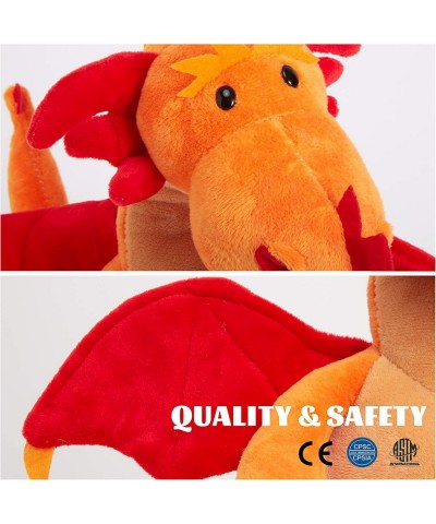 12'' Light up Musical Red Dragon Stuffed Animal Plush Toy Night Lights Doll Holiday and Birthday Gifts for Kids $32.74 Plush ...