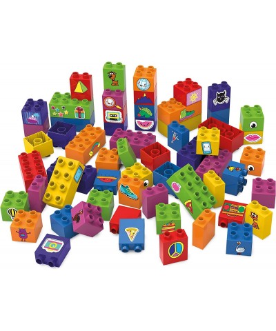 Learning to Build Set - 60 Blocks - Educational Building Blocks for Children $70.91 Toy Building Sets