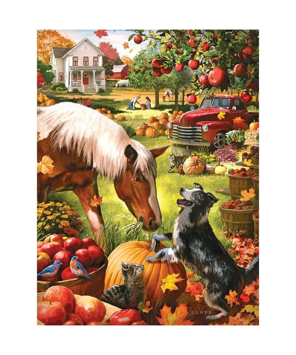 500 Piece Jigsaw Puzzle for Adults- ‘Autumn Farm’ - 500 pc Large Piece Jigsaw Puzzle by Artist Larry Jones - 18” x 24” $16.75...