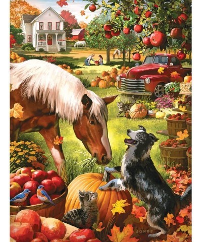 500 Piece Jigsaw Puzzle for Adults- ‘Autumn Farm’ - 500 pc Large Piece Jigsaw Puzzle by Artist Larry Jones - 18” x 24” $16.75...