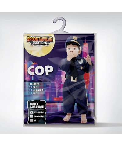 Baby Unisex Police Costume for Toddler Cop Costume Halloween Pretend Play School Event Dress Up Party -1218 $35.07 Kids' Cost...