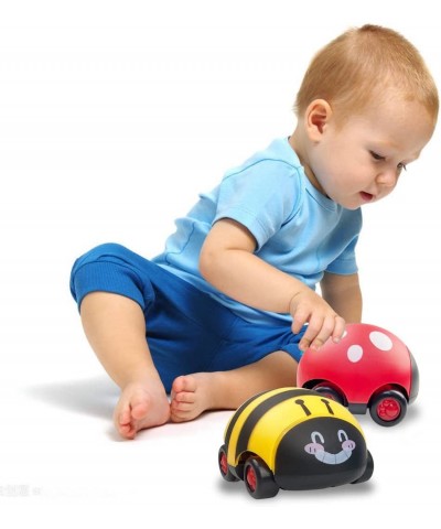 4 Pack Big Ladybird Toy Cars Friction Powered Push Go and Pull Back Cars for Kids Boys Girls Toddlers Christmas Stocking Stuf...