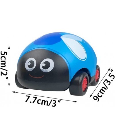 4 Pack Big Ladybird Toy Cars Friction Powered Push Go and Pull Back Cars for Kids Boys Girls Toddlers Christmas Stocking Stuf...