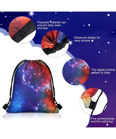 30 Pcs Galaxy Party Bags Space Drawstring Bags Starry Night Sky Favor Backpack Birthday Party Supplies for Kids(Novel Style) ...