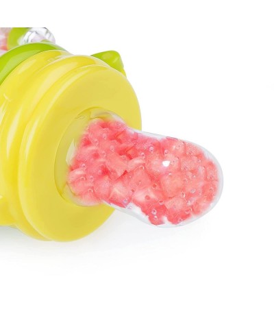 Baby Teething Toys Teethers for Newborn Infants Girls Boys Teething Toy Silicone Freezer Safe Freezable Teether with Baby Fru...