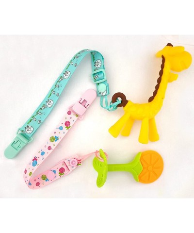 Baby Teething Toys Teethers for Newborn Infants Girls Boys Teething Toy Silicone Freezer Safe Freezable Teether with Baby Fru...