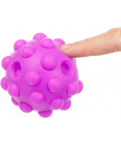 12 Pc Pop Fidget Ball 3D Squeeze Pop Its Ball Anxiety Relief Sensory Toys Bath Toys Stress Balls for Kids Adults Assorted Col...