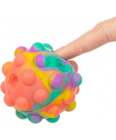 12 Pc Pop Fidget Ball 3D Squeeze Pop Its Ball Anxiety Relief Sensory Toys Bath Toys Stress Balls for Kids Adults Assorted Col...