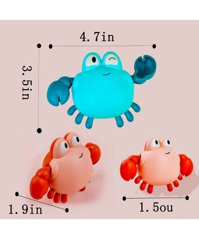 Bath Toys for Toddlers Cute Wind-up Swimming Crab Baby Bathtub Toys for 1-3 Years Old 6 to 12 Months Boys Girls & Kids (Multi...