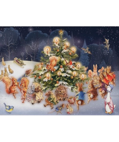 Beatrix Potter Around The Christmas Tree - 500 Piece Jigsaw Puzzle $45.94 Jigsaw Puzzles