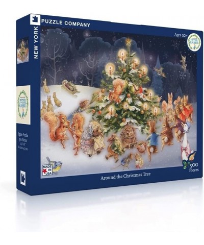 Beatrix Potter Around The Christmas Tree - 500 Piece Jigsaw Puzzle $45.94 Jigsaw Puzzles