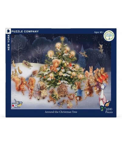 Beatrix Potter Around The Christmas Tree - 500 Piece Jigsaw Puzzle $45.94 Jigsaw Puzzles