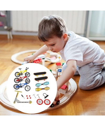 Finger Skateboard Ramp Set Finger Skatepark Kit Professional Mini Finger Skateboard Set Creative Fingertip Movement for Adult...