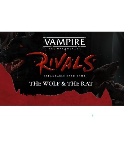 Renegade Games Vampire: The Masquerade Rivals - The Wolf & The Rat Game Expansion - 2-4 Players Ages 14+ 30-70 Min Game Play ...