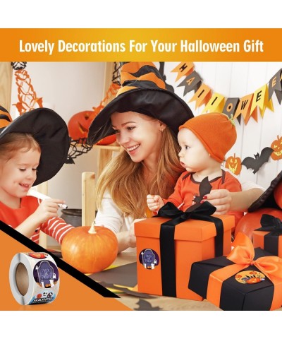 Halloween Stickers Roll Happy Halloween Stickers for Kids Adults Teens 500 PCS Halloween Stickers for Treat Bags Goodie Bags ...