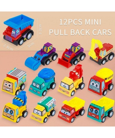 36Pcs Construction Party Favors for Kids Construction Birthday Party Supplies with Fabric Party Bags Mini Pull Back Construct...