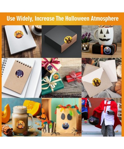 Halloween Stickers Roll Happy Halloween Stickers for Kids Adults Teens 500 PCS Halloween Stickers for Treat Bags Goodie Bags ...