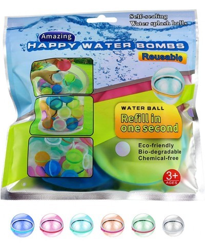 Magnetic Reusable Water Balloons Refillable Water Balloons Splash Water Bombs Quick Fill Self Sealing Water Play Water Games ...