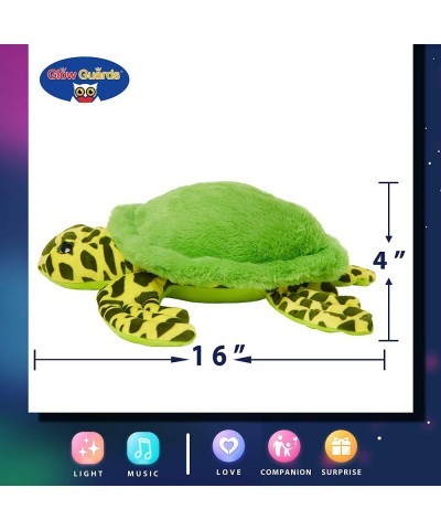 10'' Light up Sea Turtle LED Stuffed Animal Ocean Life Pillow Plush Toy with Night Lights Ideal Birthday Holiday for Toddler ...