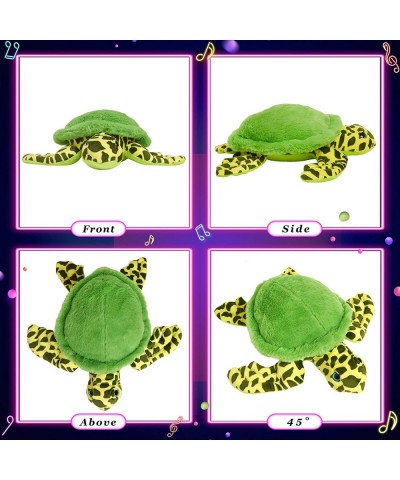 10'' Light up Sea Turtle LED Stuffed Animal Ocean Life Pillow Plush Toy with Night Lights Ideal Birthday Holiday for Toddler ...