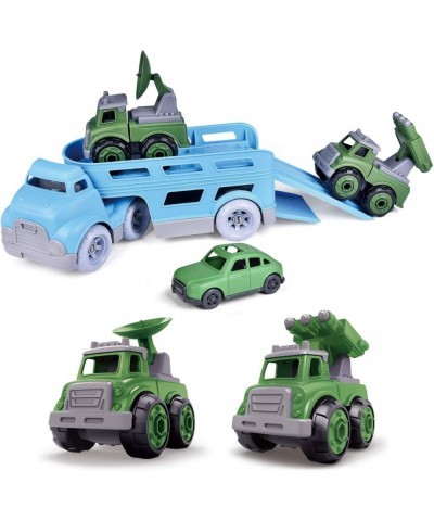 Car Carrier Truck Toy for Toddlers with 2 Take Apart Cars and 1 Pull Back Car Transport Truck for Boys and Girls $42.70 Kids'...