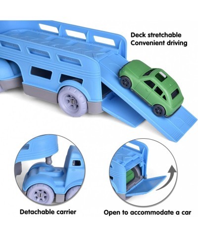 Car Carrier Truck Toy for Toddlers with 2 Take Apart Cars and 1 Pull Back Car Transport Truck for Boys and Girls $42.70 Kids'...