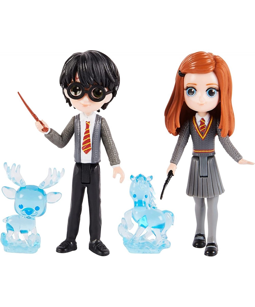 Wizarding World Magical Minis Harry Potter and Ginny Weasley Patronus Friendship Set with 2 Toy Figures and 2 Creatures Kids ...