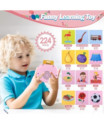 Preschool Learning Toys Talking Flash Cards for 2 3 4 5 6 Years Old Toddler Educational Interactive Toys with 112 Pcs Audible...