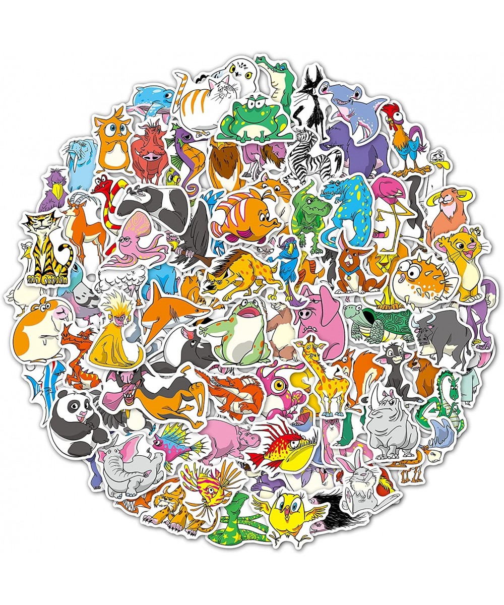 Animal Stickers 100 Pcs）Cute Animal Stickers for Kids Cartoon Waterproof Stickers for Water BottleLaptop Anime Stickers Mixed...