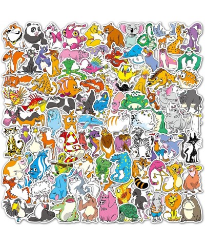 Animal Stickers 100 Pcs）Cute Animal Stickers for Kids Cartoon Waterproof Stickers for Water BottleLaptop Anime Stickers Mixed...