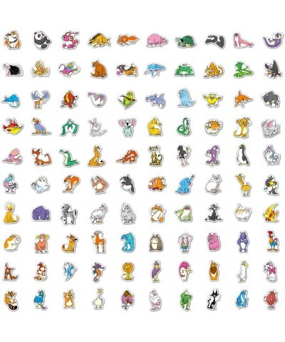 Animal Stickers 100 Pcs）Cute Animal Stickers for Kids Cartoon Waterproof Stickers for Water BottleLaptop Anime Stickers Mixed...