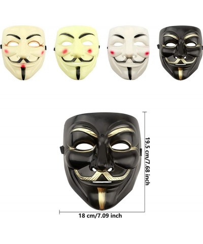 8 Pack Halloween V Mask Hacker Mask for Halloween Party Role Play Theater Costume Accessories $17.96 Kids' Dress-Up Accessories