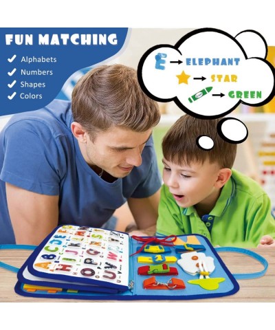 Busy Board 5 Pages Montessori Toys for Toddlers Travel Toys Sensory Toys Preschool Learning Toys Early Educational Toys Toddl...