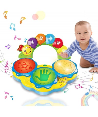 Baby Toys 12-18 Months Drums Piano Musical Instrument Baby Toys 6 to 12 Months Early Education Music/Lights/Funny Sounds Toys...