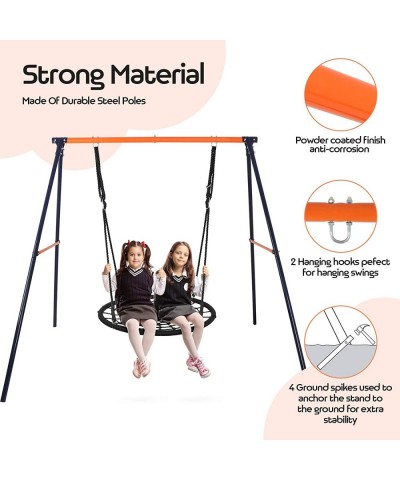 Swing Stand Frame Heavy Duty A-Frame Swing Set for Kids Adults Outdoor Backyard Play Fun Weight Capacity 440lbs $106.00 Play ...