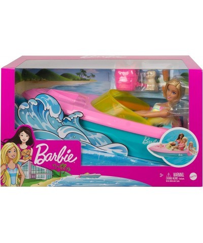 Doll and Boat Playset with Pet Puppy Life Vest Accessories Fits 3 Dolls & Floats in Water Gift for 3 to 7 Year Olds $38.73 Dolls