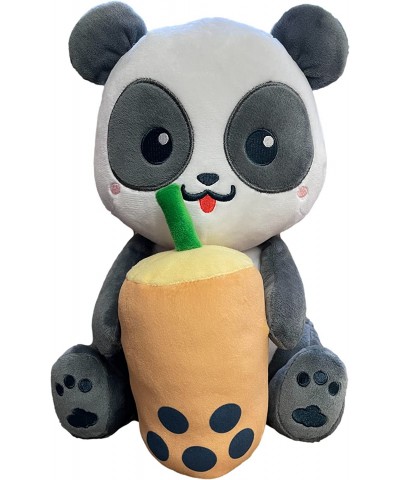 Panda Boba Plushie 15" Panda Bubble Tea Plushie Stuffed Cotton Soft Plush Toy Gifts for Family/Friends/Kids Authentic Brand (...