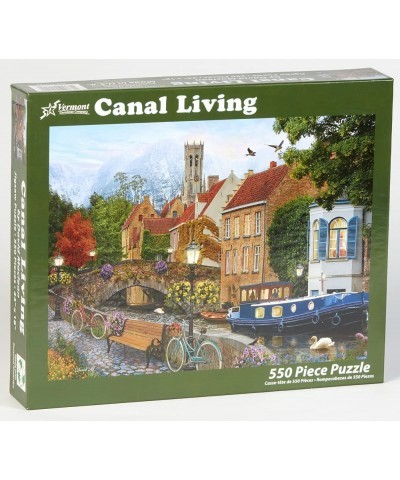 Canal Living Jigsaw Puzzle 550 Piece $30.61 Jigsaw Puzzles