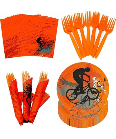 Extreme Value Party Supplies Pack (60 Pieces for 16 Guests) - Dirt Bike Birthday Decorations Motorcycle Birthday Sports Party...