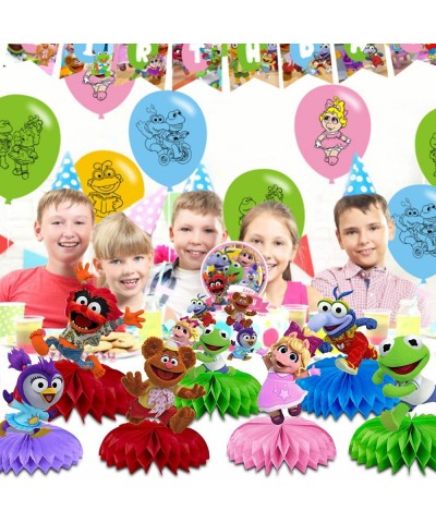 Muppet Babies Birthday Party Decorations 7Pcs Muppet Theme Party Centerpieces Table Toppers Cake Toppers Kermit Birthday Supp...