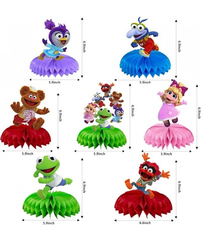 Muppet Babies Birthday Party Decorations 7Pcs Muppet Theme Party Centerpieces Table Toppers Cake Toppers Kermit Birthday Supp...