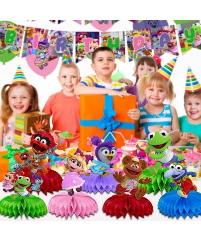 Muppet Babies Birthday Party Decorations 7Pcs Muppet Theme Party Centerpieces Table Toppers Cake Toppers Kermit Birthday Supp...