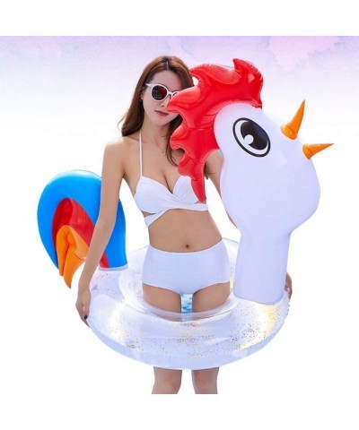 Inflatable Swim Ring Cute Chicken Pool Float for Kids Adult Swim Tube Float Summer Beach Outdoor Swimming Pool Toys $40.53 Sw...