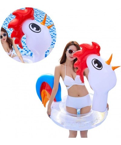 Inflatable Swim Ring Cute Chicken Pool Float for Kids Adult Swim Tube Float Summer Beach Outdoor Swimming Pool Toys $40.53 Sw...