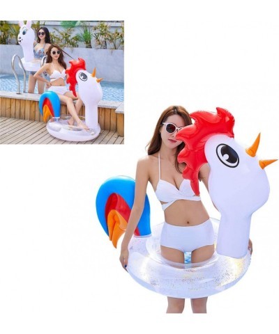 Inflatable Swim Ring Cute Chicken Pool Float for Kids Adult Swim Tube Float Summer Beach Outdoor Swimming Pool Toys $40.53 Sw...