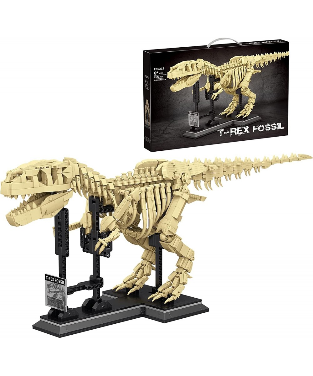 Dinosaur Building Kit 1572pcs T. rex Dinosaur Fossil Toy Playset Creative Build and Display Model Great DIY Project for Ages ...