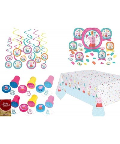 Peppa Pig Birthday Party Supplies and Decoration Pack: Table Cover Centerpiece Swirls and Stampers. 26 Items. $45.60 Kids' Pa...