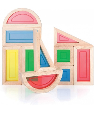 Rainbow Blocks Set - 10 Pcs. Kids Learning & Educational Toys Stacking Blocks $61.12 Toy Stacking Block Sets