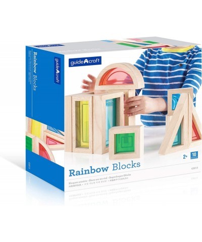 Rainbow Blocks Set - 10 Pcs. Kids Learning & Educational Toys Stacking Blocks $61.12 Toy Stacking Block Sets